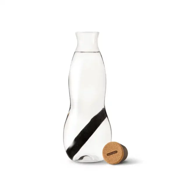 EAU CARAFE - Carafe en verre 1,1 L avec Binchotan