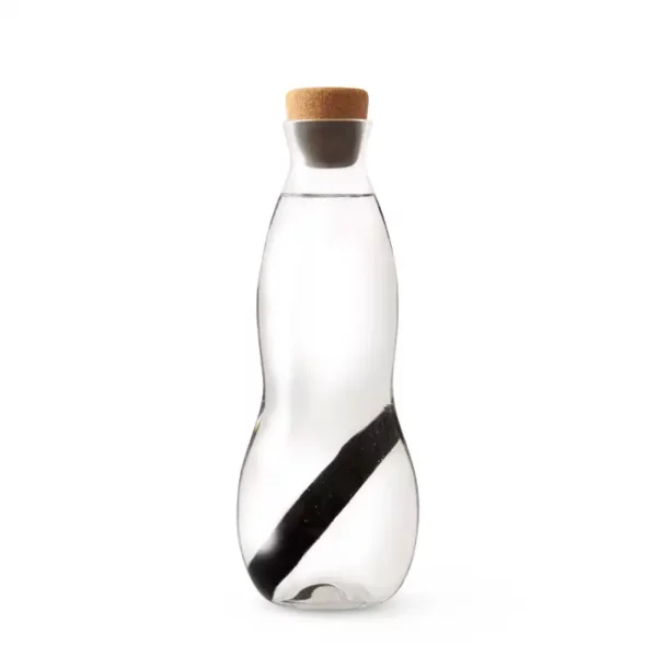 EAU CARAFE - Carafe en verre 1,1 L avec Binchotan – Image 2