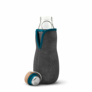 EAU GOOD GLASS - Bouteille en verre 650 ml avec Binchotan